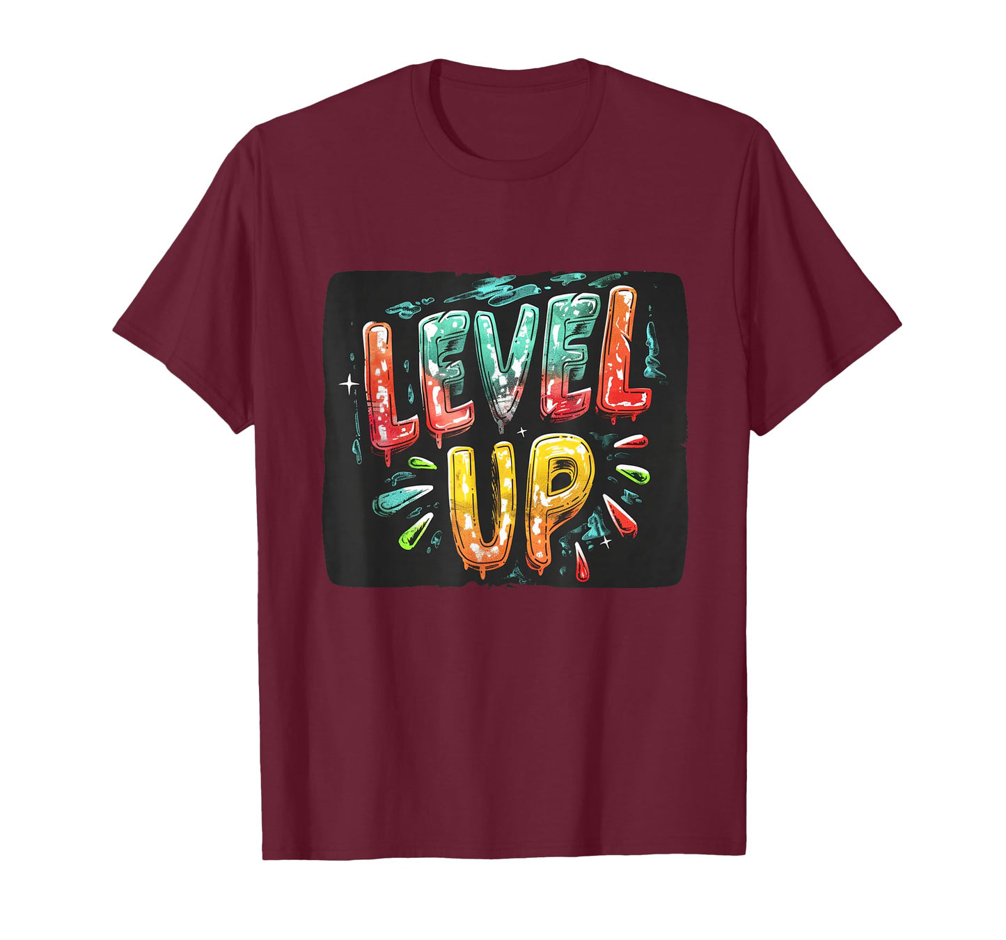 Cool colorful level up costume T-Shirt