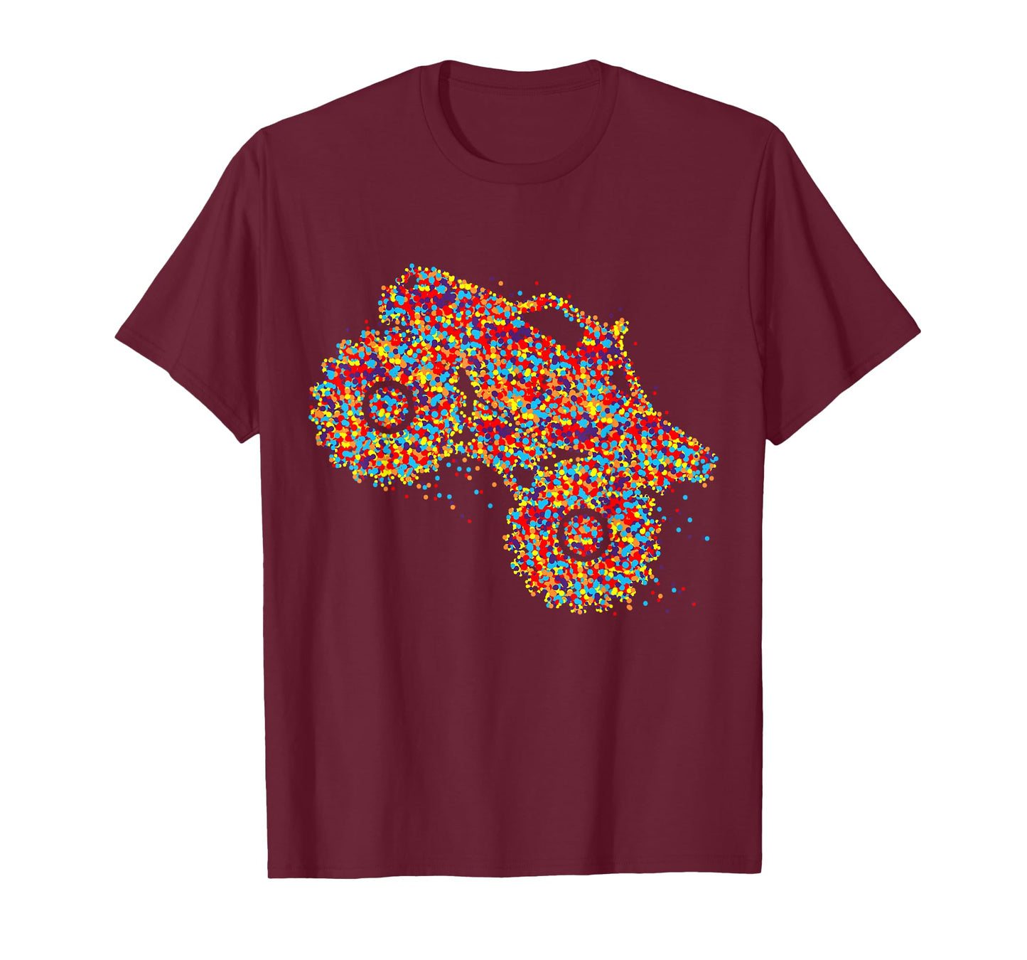 Monster Truck Girls Womens T-Shirt