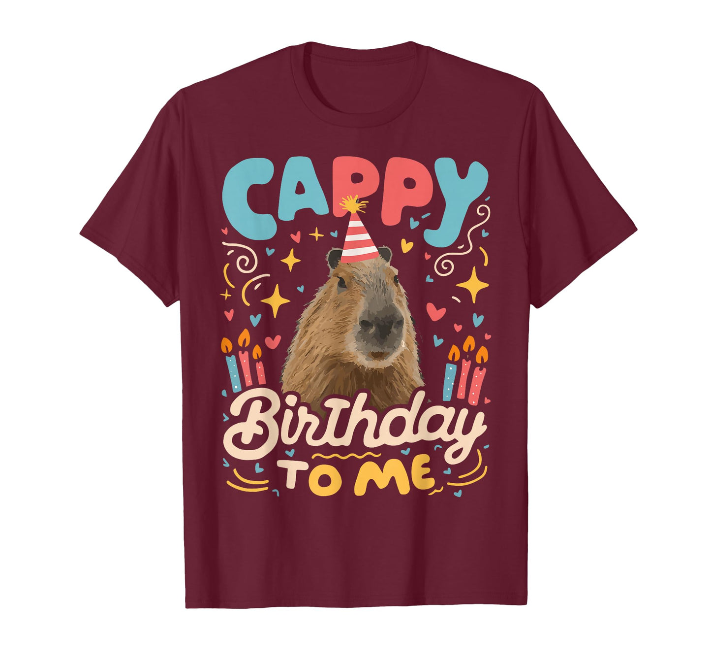 Cappy Birthday To Me Capy Birthday T-Shirt