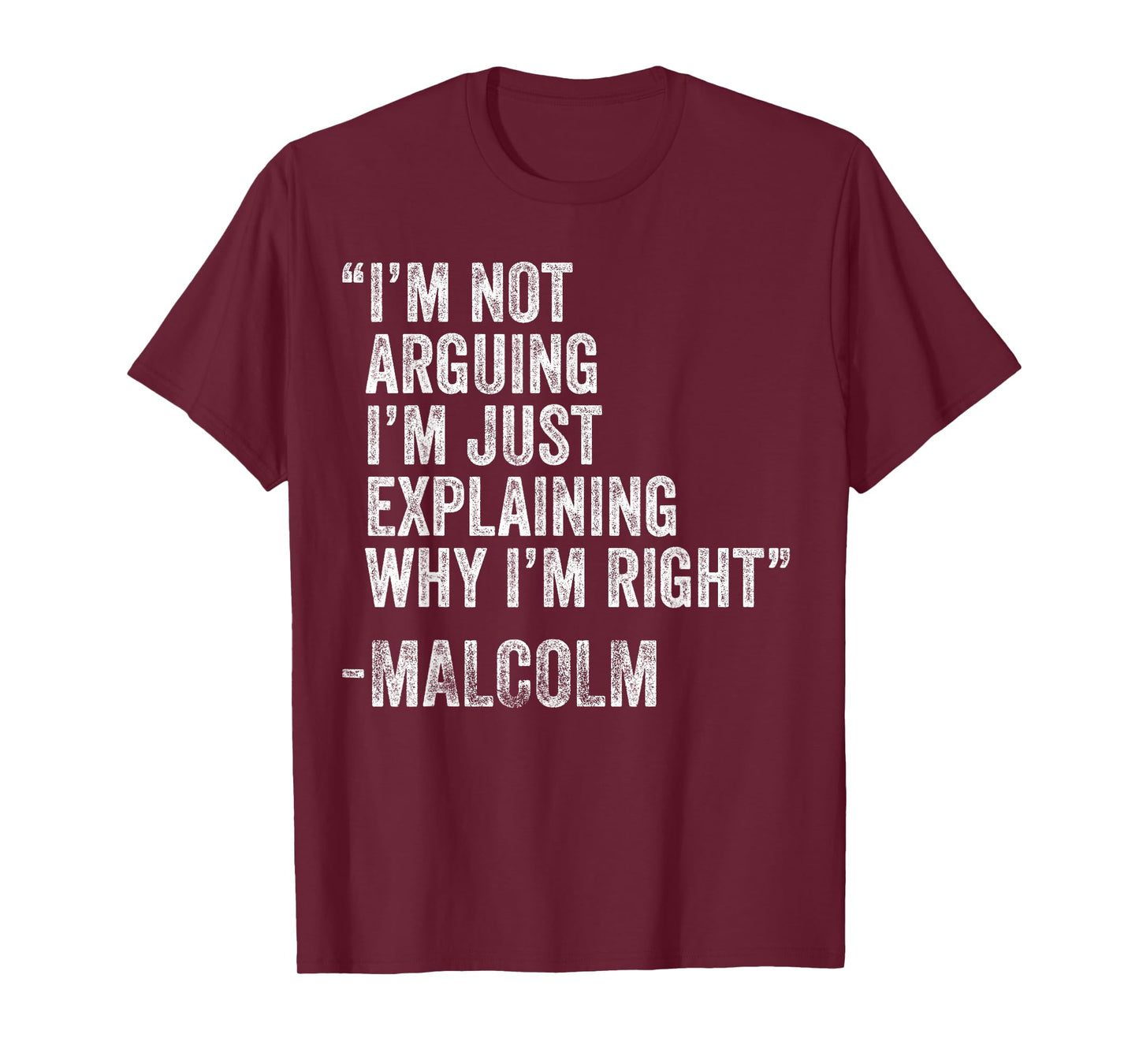 Personalized Name Fathers Day outfit For Men Malcolm Quote Funny Birthday Custom Name Idea Engineer Retro T-Shirt Black Small