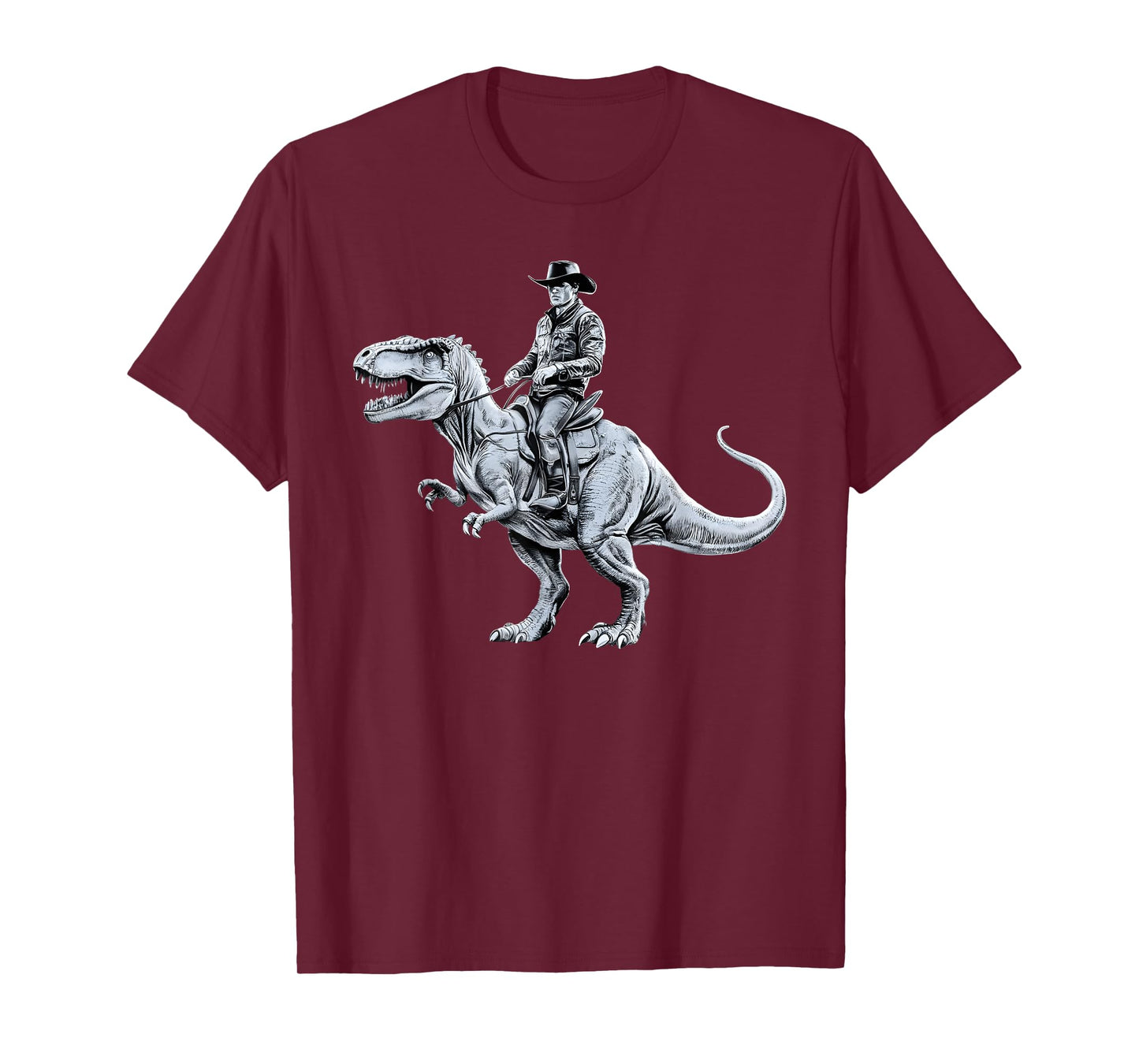 Dinosaur Funny Cowboy Cowgirl Western Country Graphic art T-Shirt
