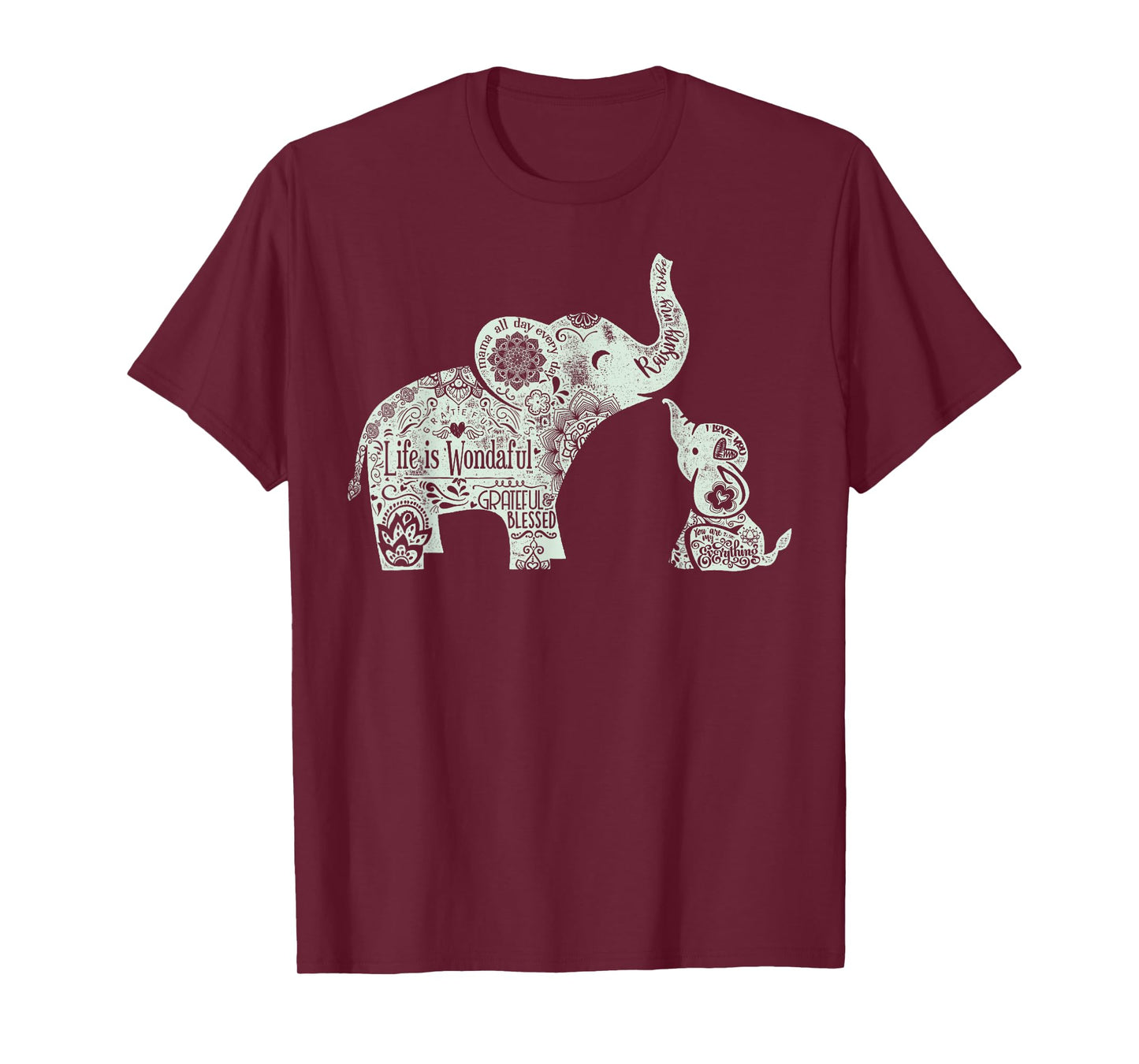 Mama and Baby Elephants Shirt T-Shirt