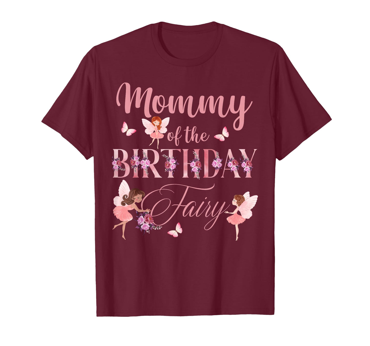 Mommy Of The Birthday Fairy First Birthday Family Matching T-Shirt