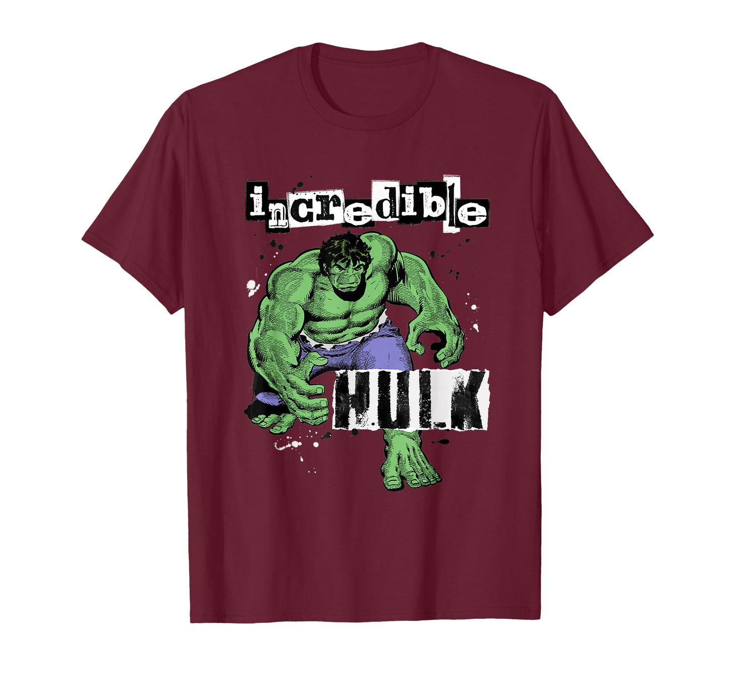 Marvel Super Heroes Incredible Hulk Retro Vintage Comic T-Shirt