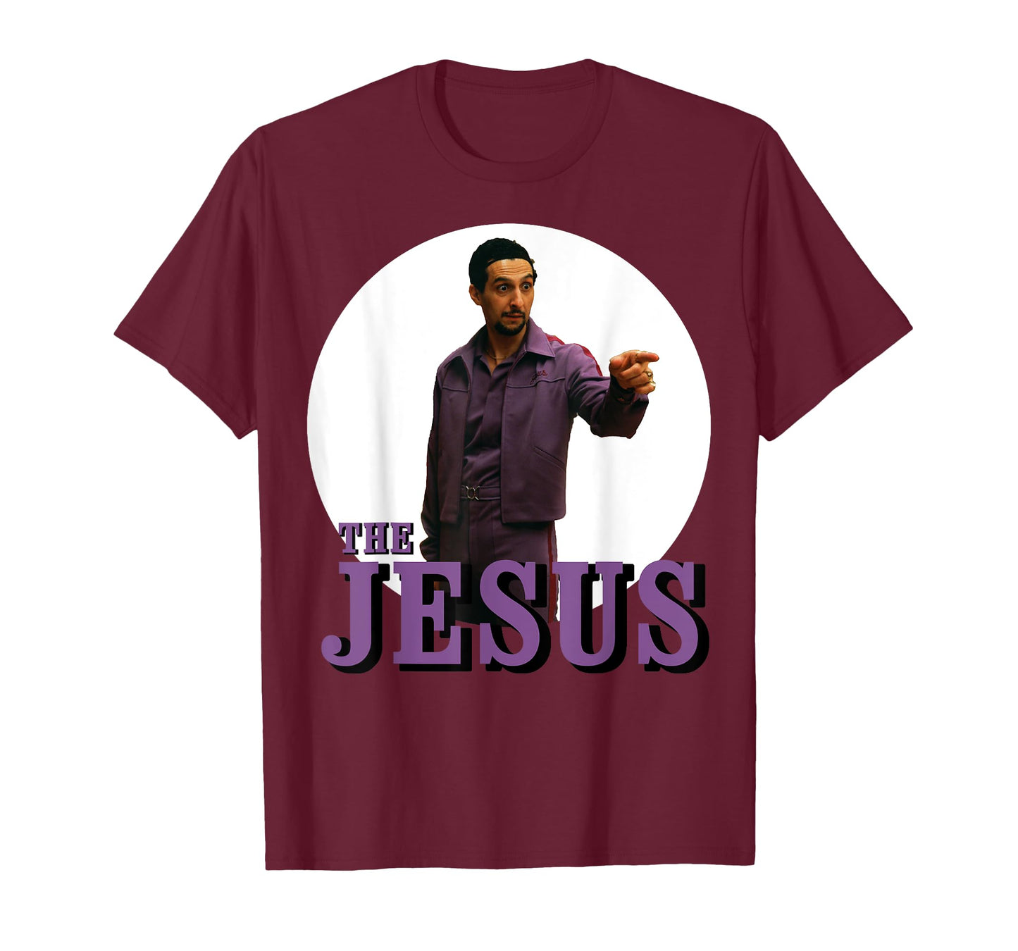 The Big Lebowski The Jesus Circle Logo Graphic T-Shirt T-Shirt