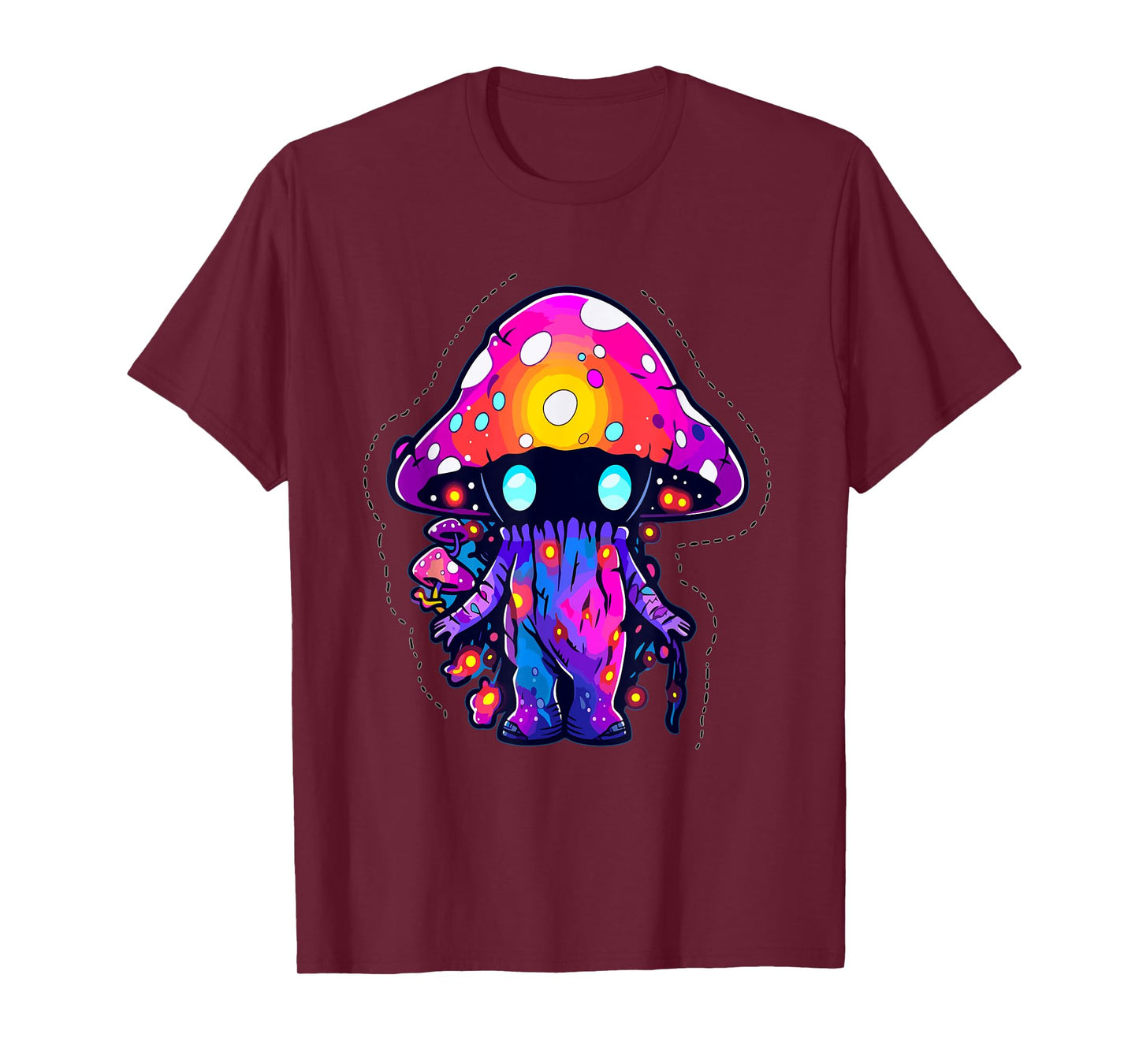 EDM Festival Trippy Art Mushroom Psychedelic Rave T-Shirt