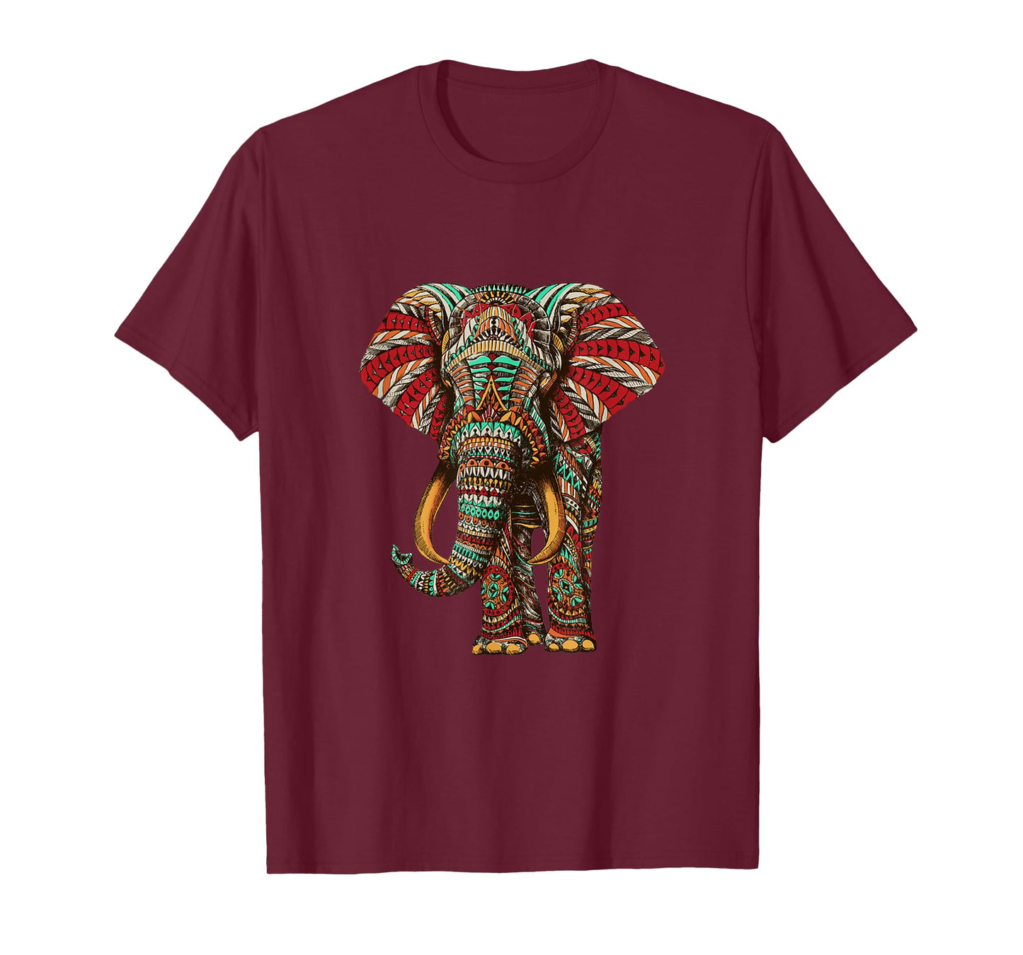 Henna Stylish Artistic Save The Elephants | Wildlife T-Shirt