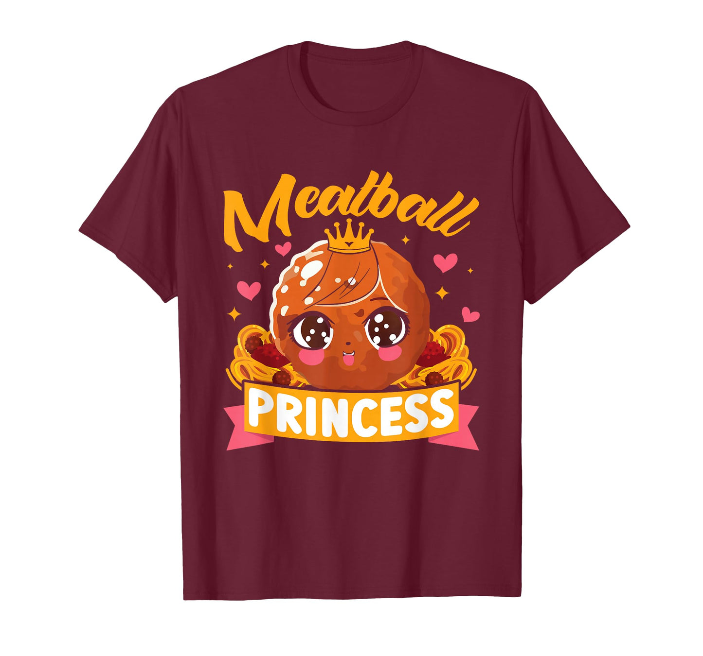 Kids Meatball Princess Funny T-Shirt