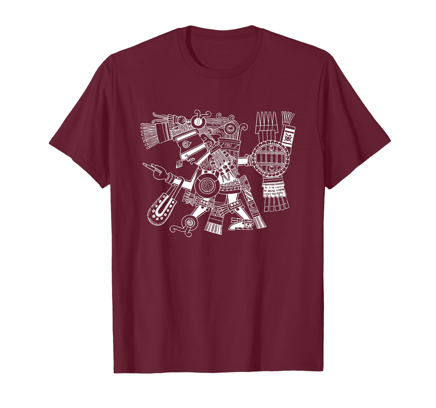 Maya patron deity Tezcatlipoca warrior Aztec Indians Mexico T-Shirt
