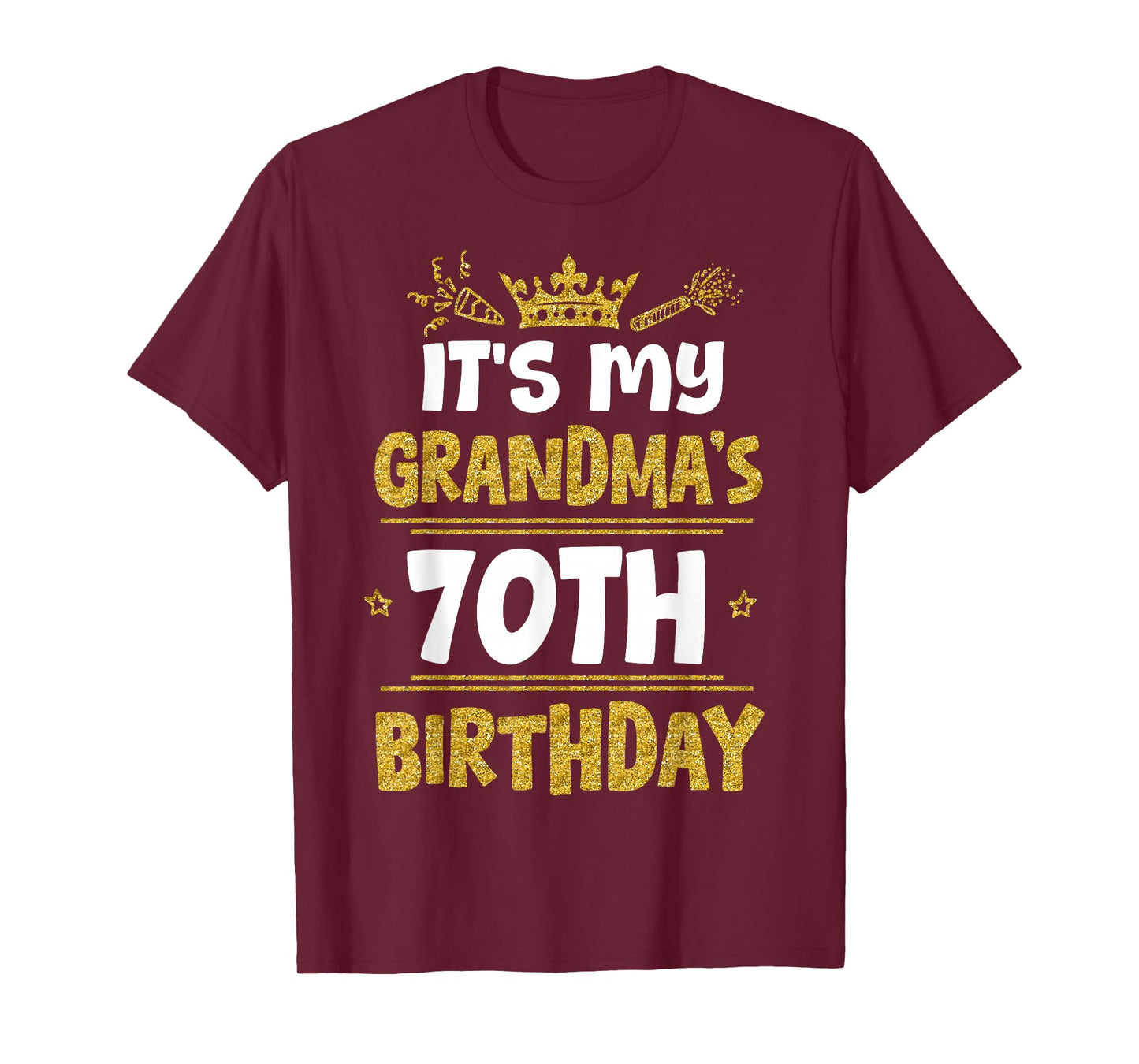 Happy It's My Grandma's 70th Birthday 1955 70 Years Old T-Shirt