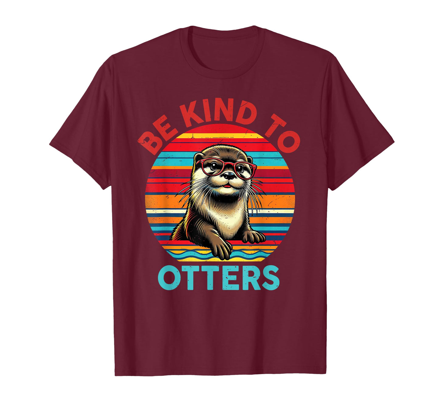 Men Funny Otter-Shirt Women Kid Girl Lover Be Kind To Otters T-Shirt