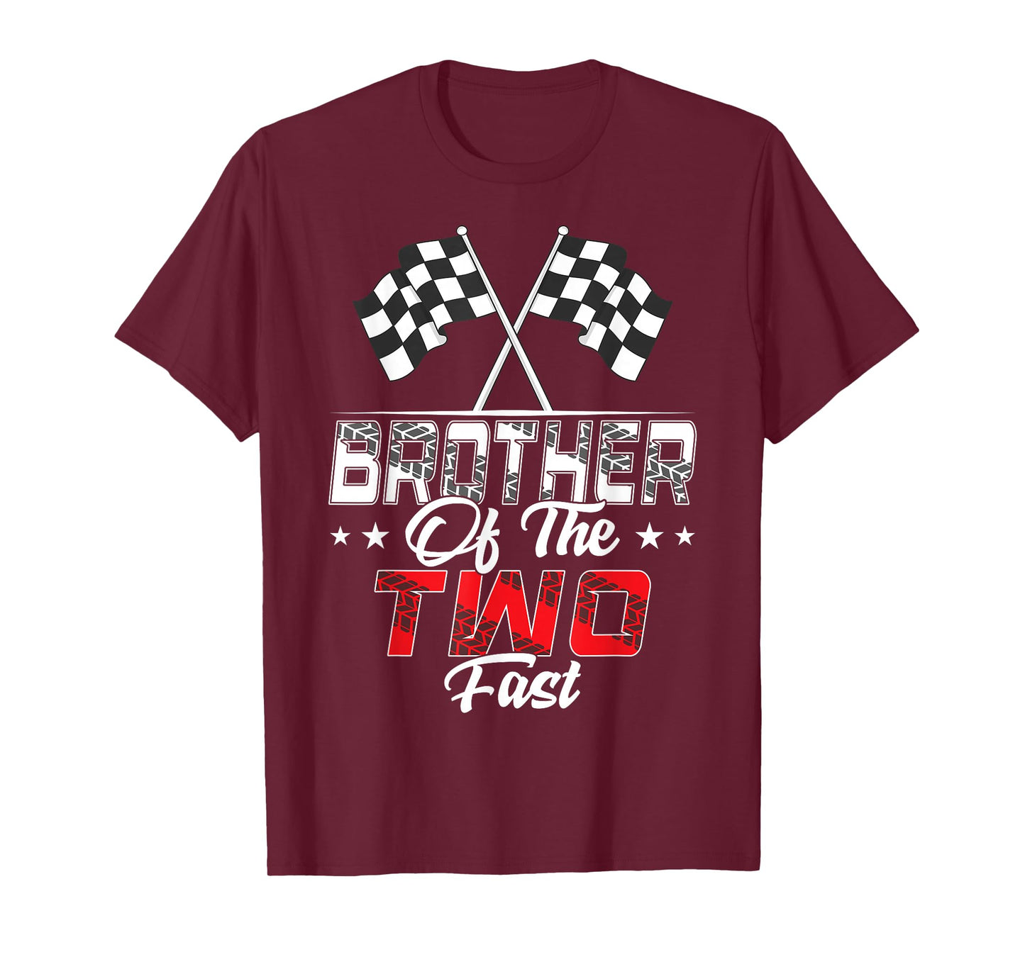 Brother Of The Two Fast Second Birthday Racing Car Family T-Shirt