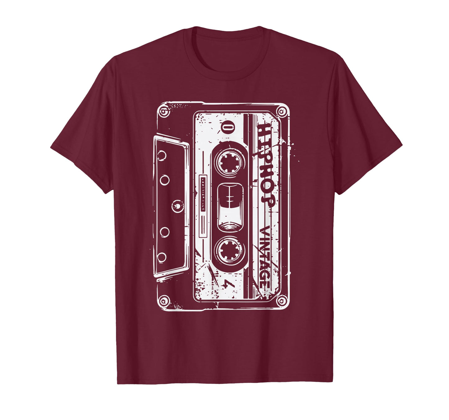 Cassette Tape Hip Hop Vintage Retro 80s 90s Men Women Kids T-Shirt