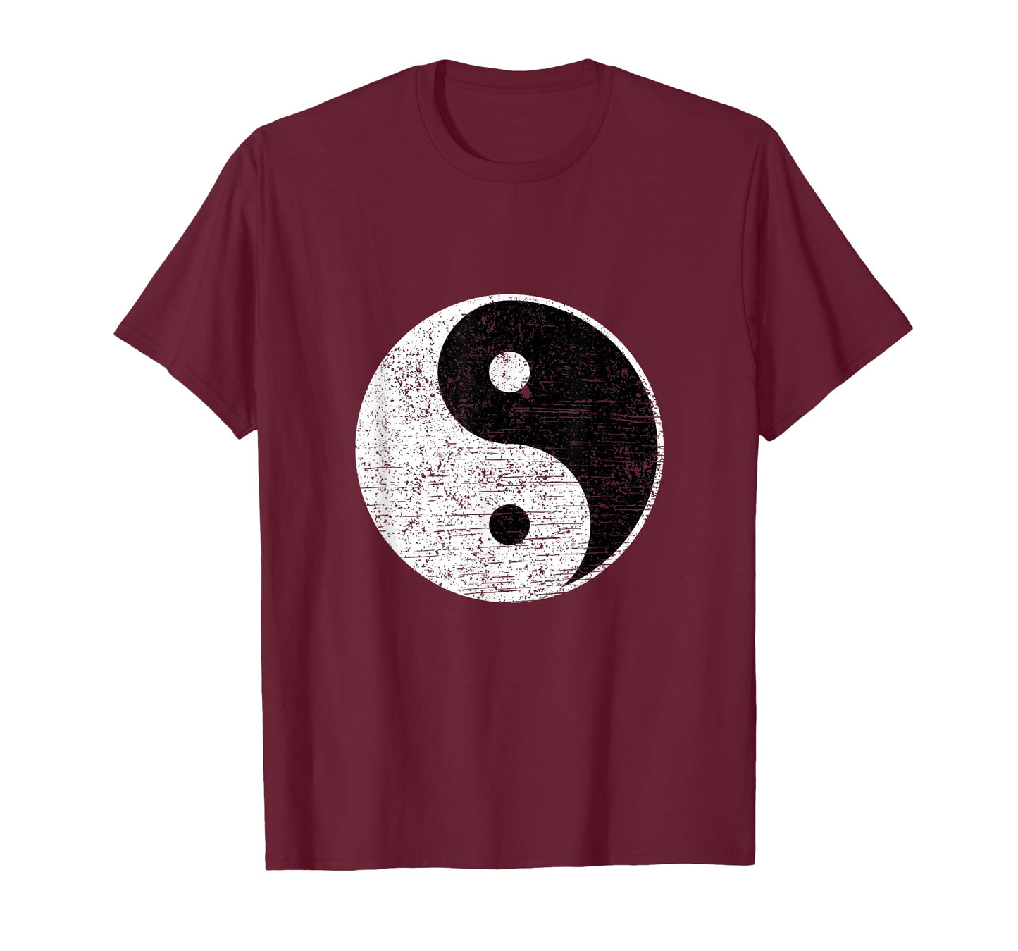 Yin And Yang Black White Abstract Asian Art Style Yoga Gift T-Shirt