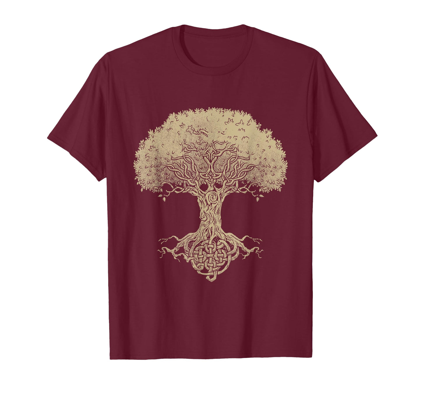 Sacred Tree Roots Celtic Knot Spiritual Celt Irish Mythology T-Shirt