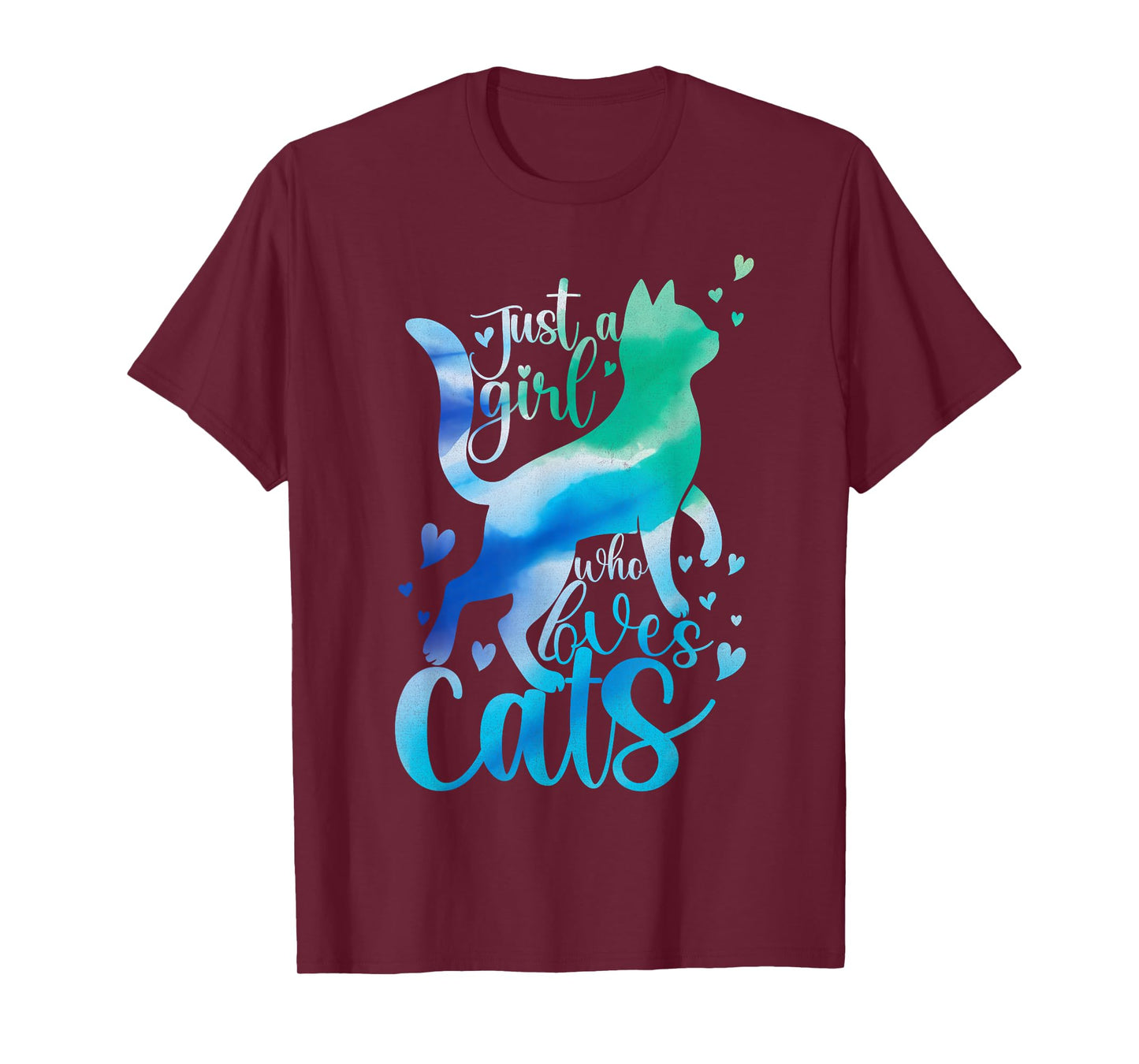 Kitty Just A Girl Who Loves Cats Cute Cat Lover Meow Pet Cat T-Shirt