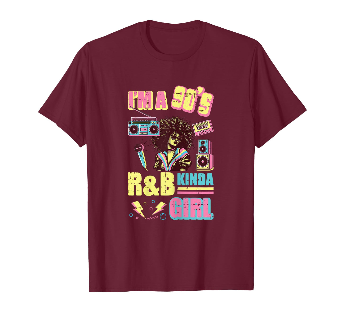 Im 90s R&B Kinda Girl Retro RNB Hip Hop Women Girls Kids T-Shirt