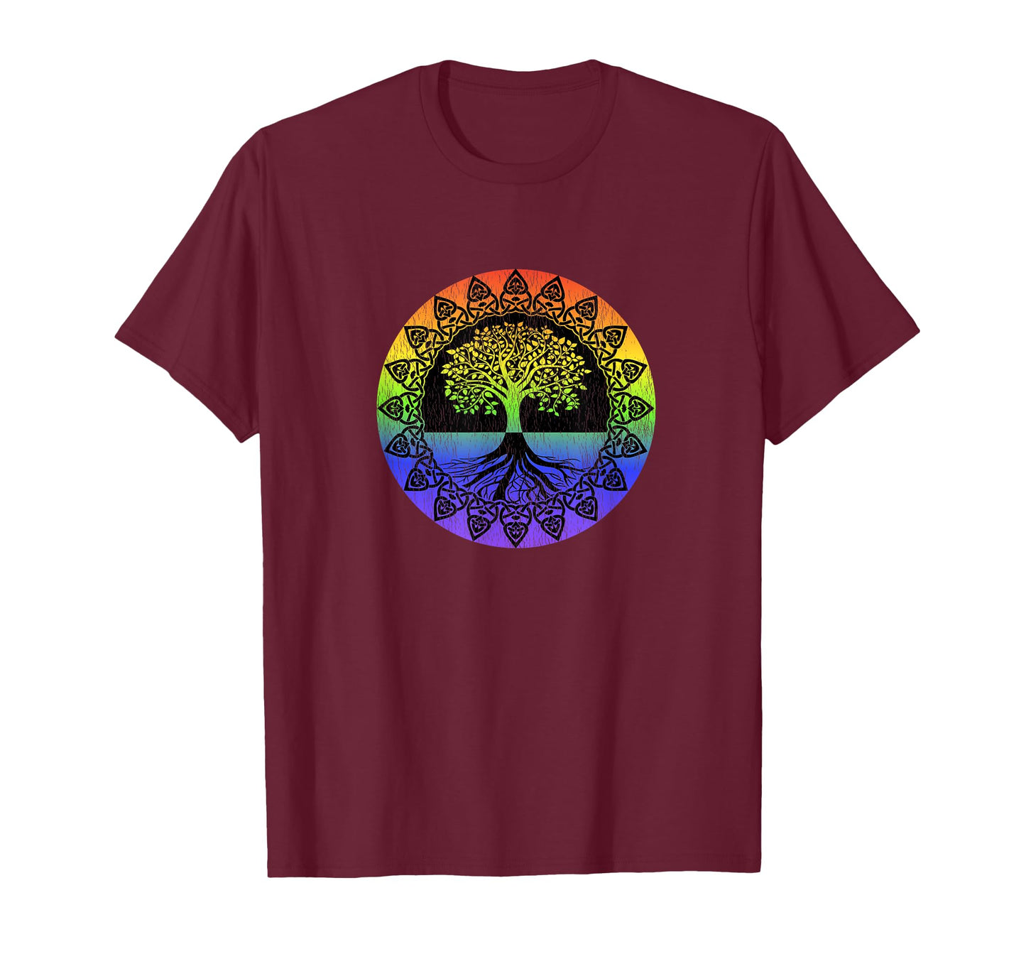 Tree of Life Rainbow-Colored T-Shirt