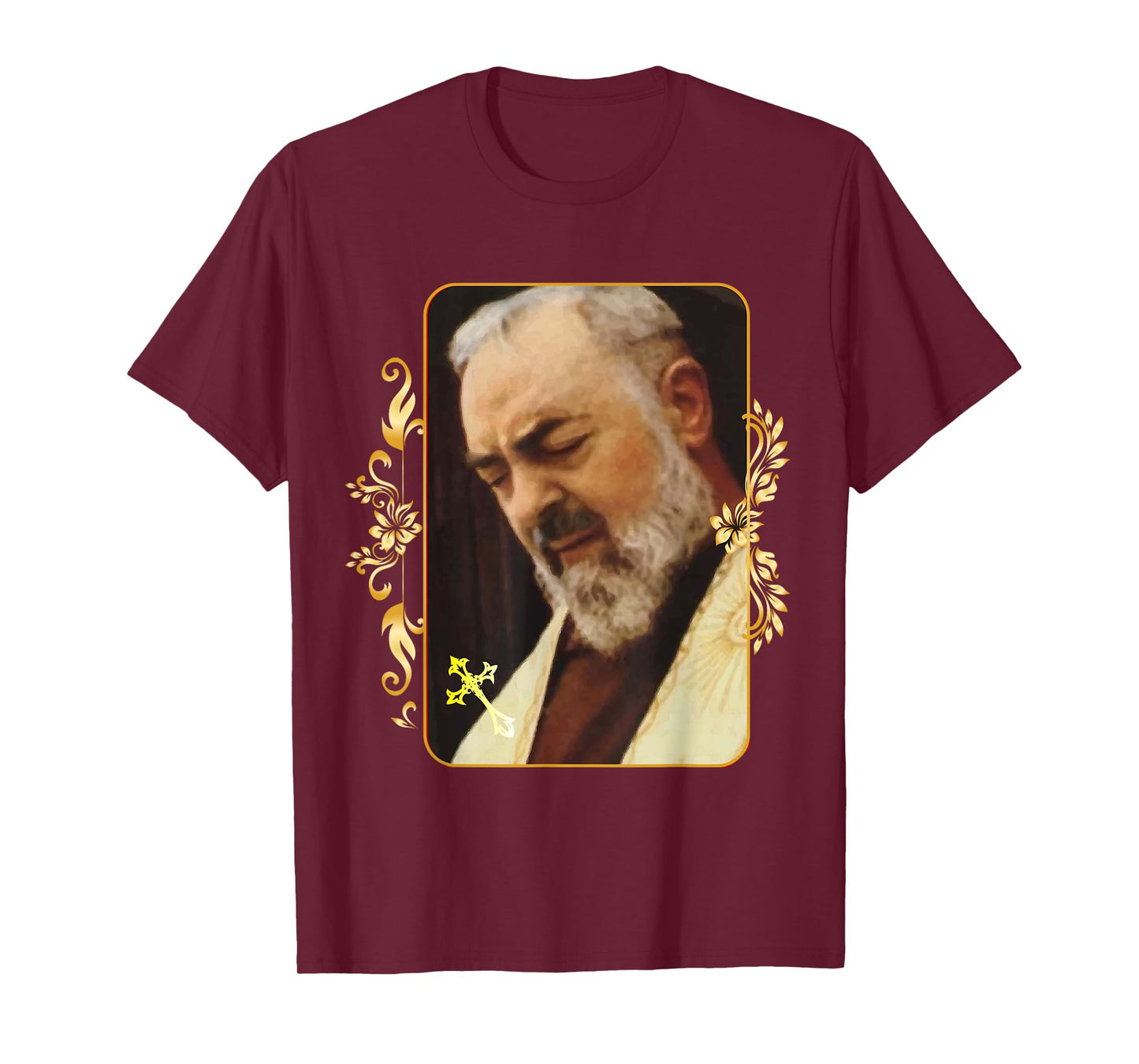 Religious Catholic St Padre Pio Of Pietrelcina T-Shirt T-Shirt