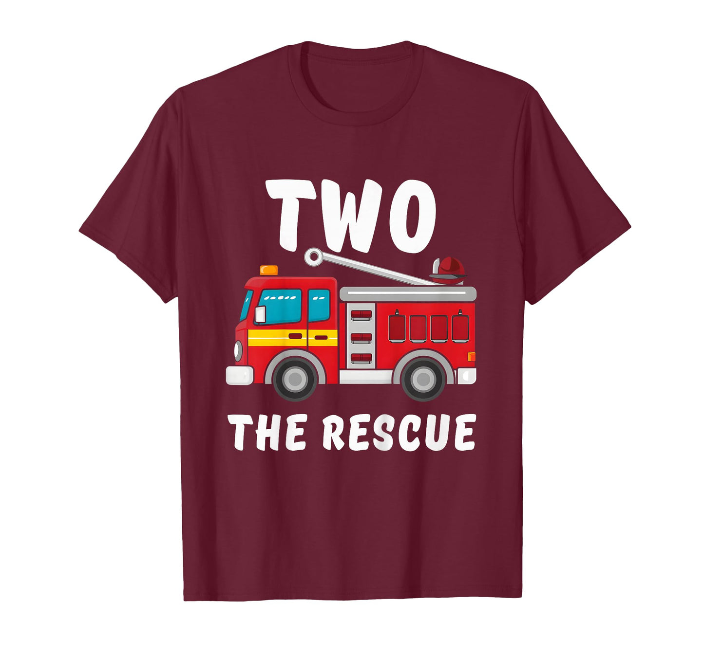 2 The Rescue Fireman 2nd Birthday party T-Shirt