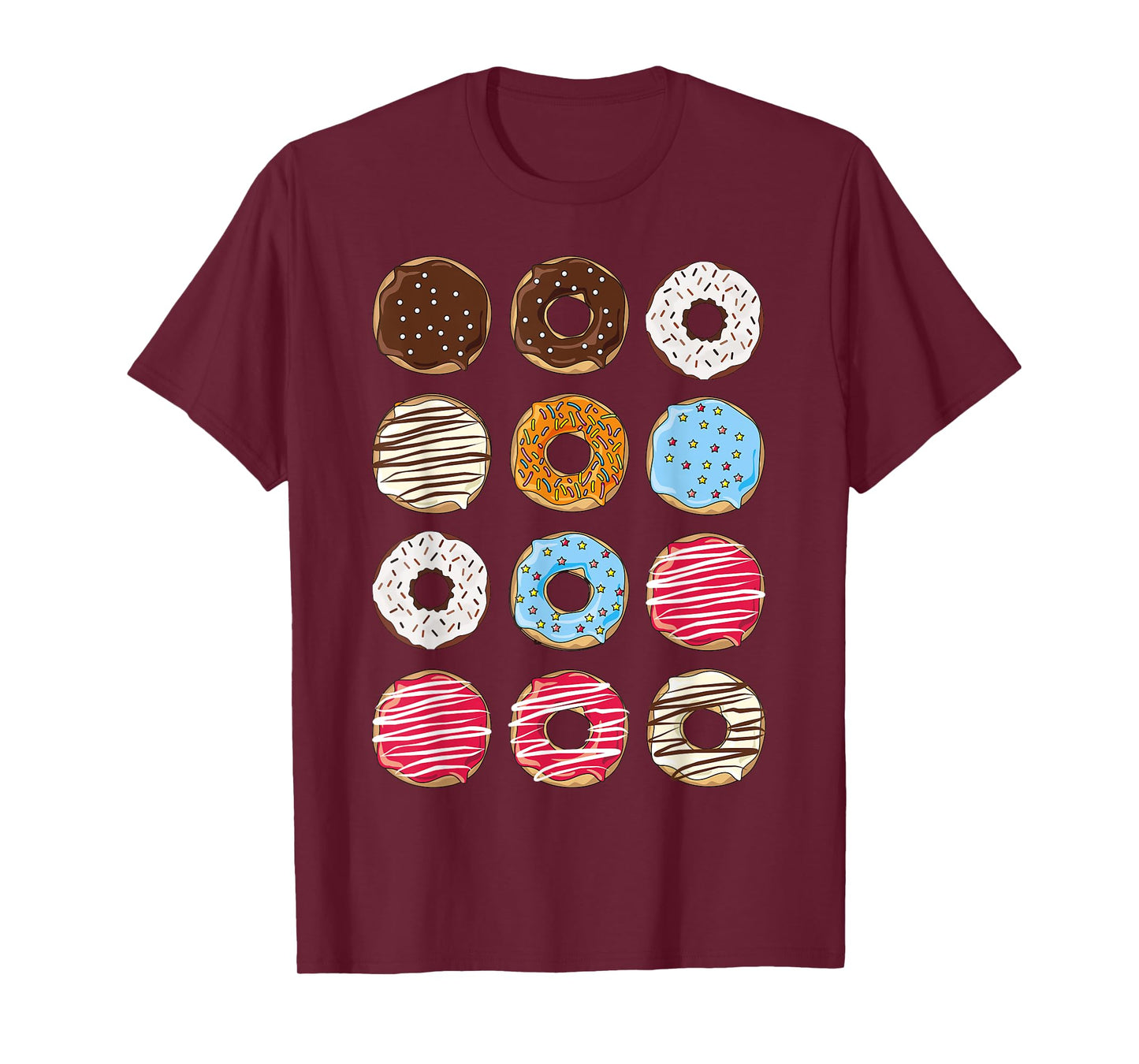 Dozen Donuts Doughnut Box Donut Halloween Costume Dress-up T-Shirt