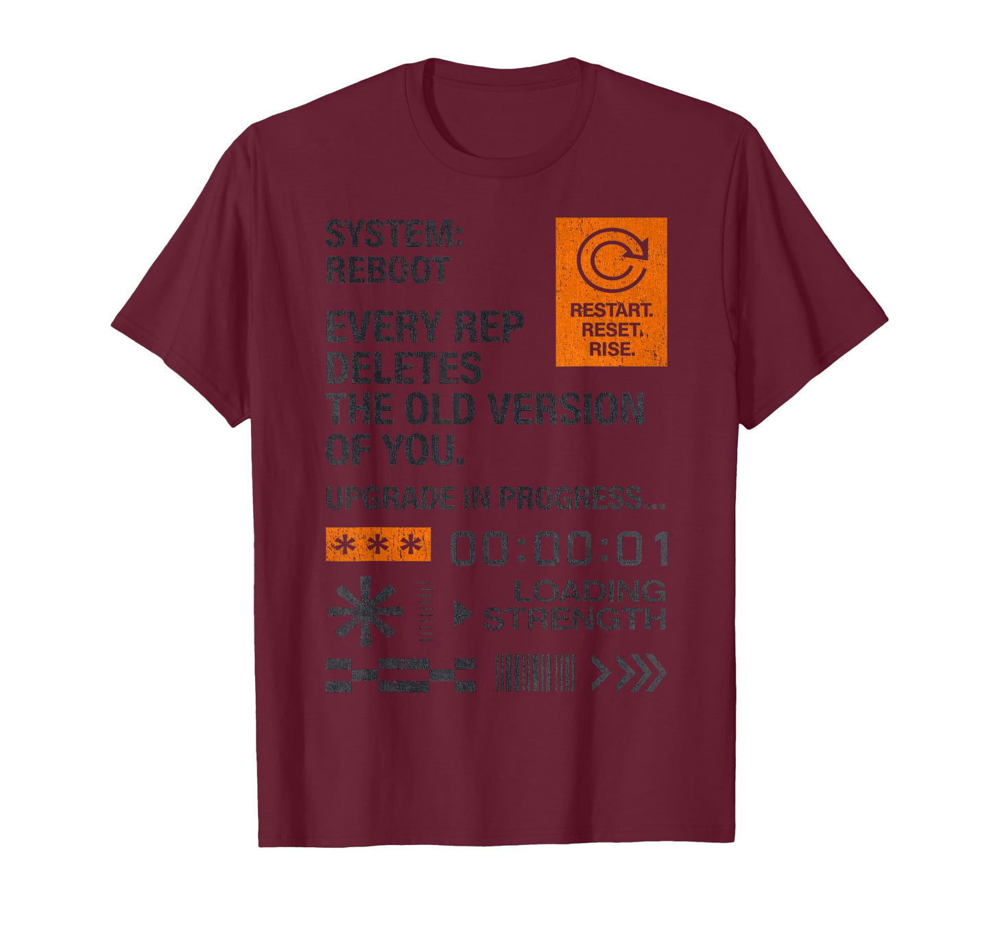 Y2K Fitness Quote Gym Training Discipline Yoga Sport Workout T-Shirt