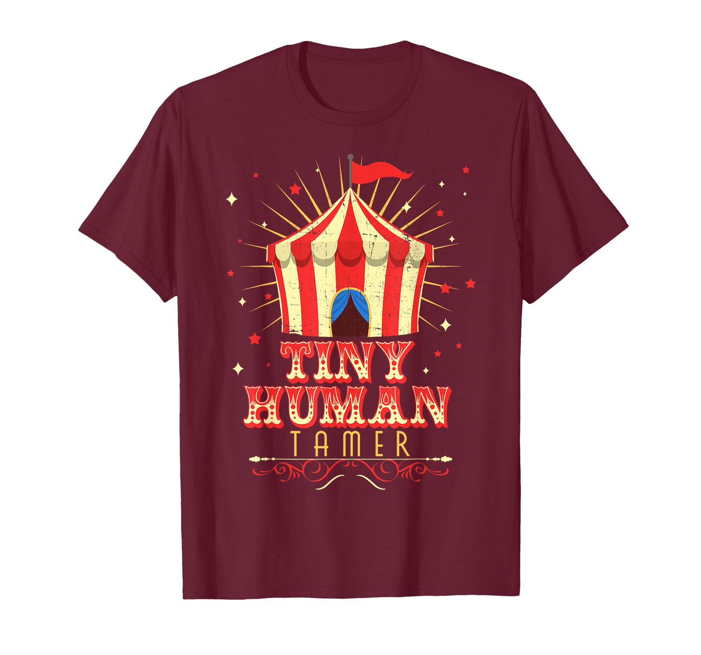 Tiny Human Tamer Carnival Circus Daycare Preschool Teacher T-Shirt