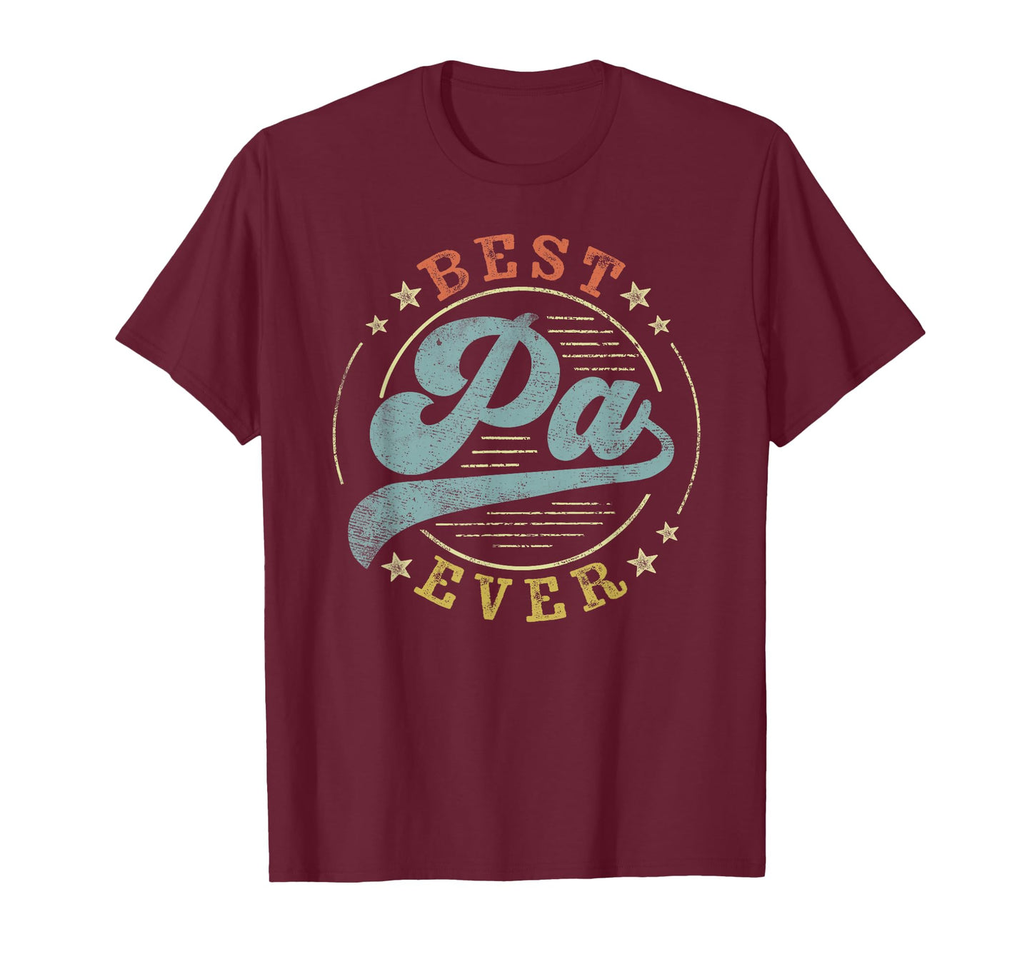 Best Pa Ever Father's Day Pa Gifts Vintage Emblem T-Shirt