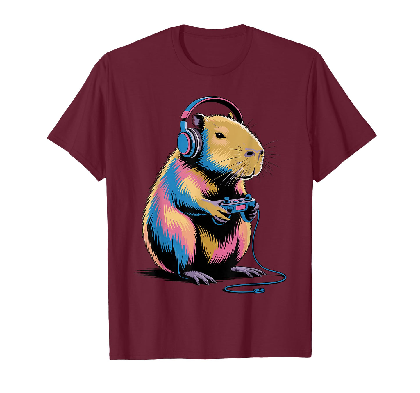 Cool Capybara Art for Men Women Kids Rodent Capybara Lover T-Shirt