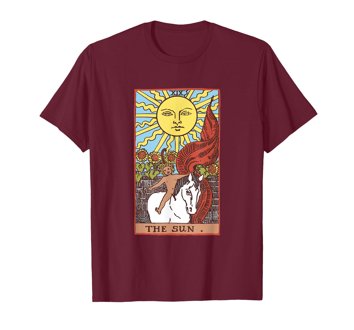 Sun Tarot Card Rider Waite T-Shirt