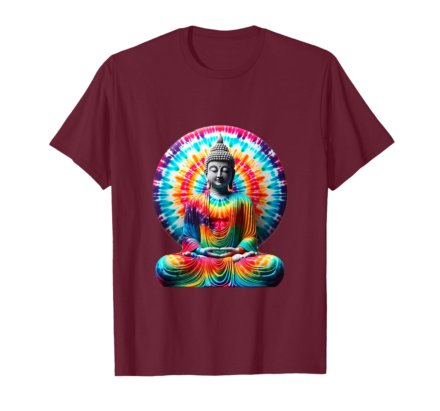 Buddha Tie Dye Vintage Yoga Spiritual Zen Buddhism Buddhist T-Shirt