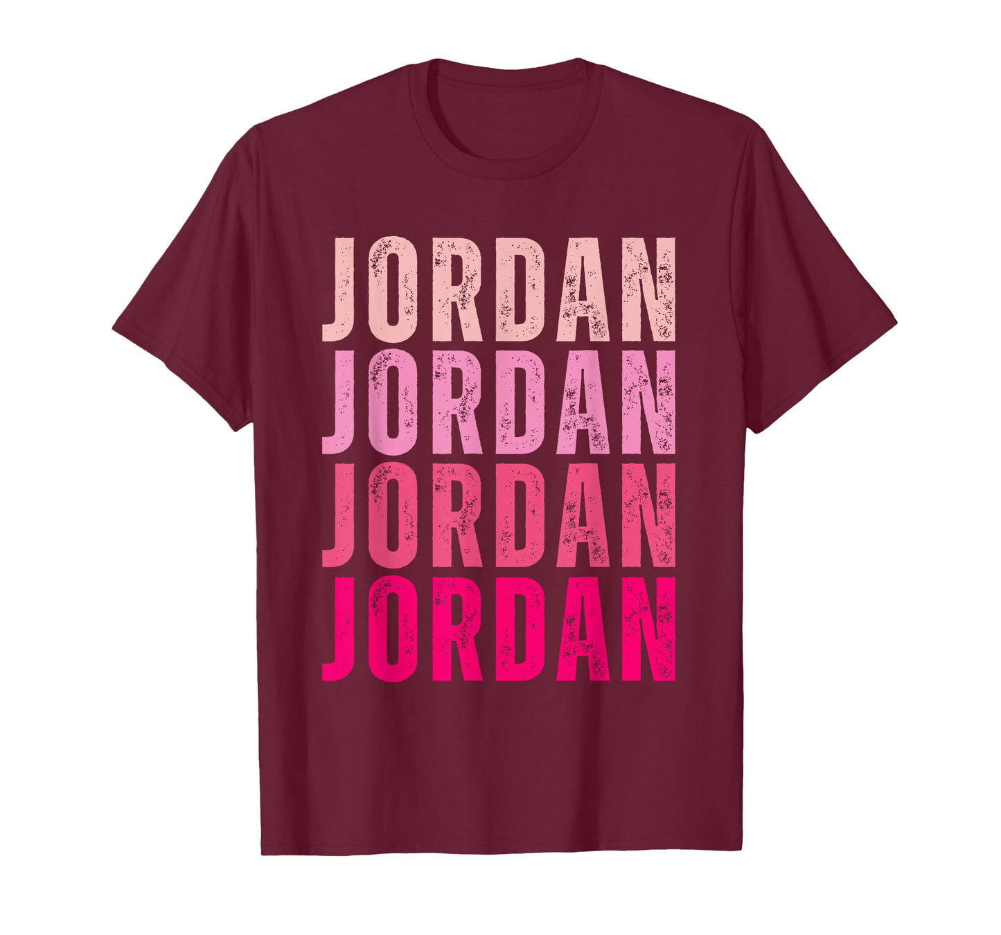 Jordan Personalized Name I Love Jordan Vintage T-Shirt