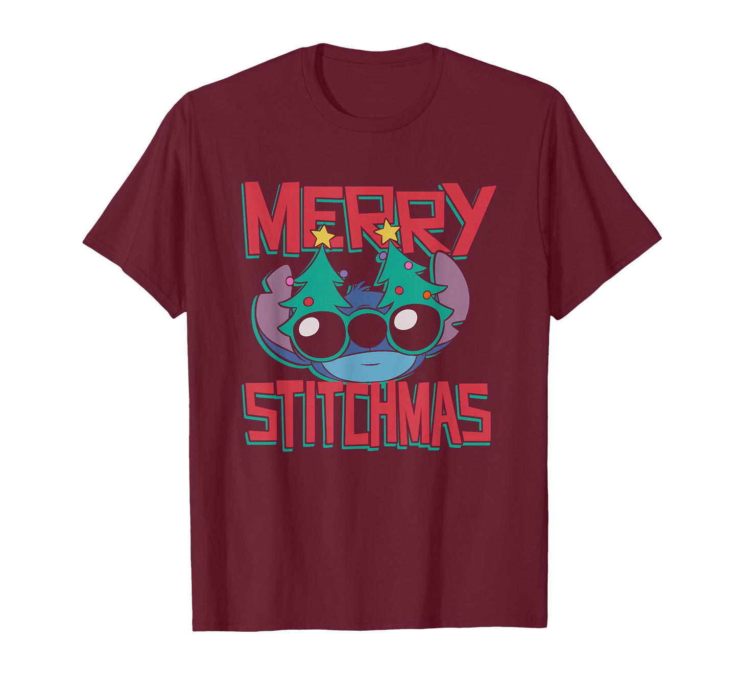 Disney Lilo & Stitch Christmas Merry Stitchmas T-Shirt