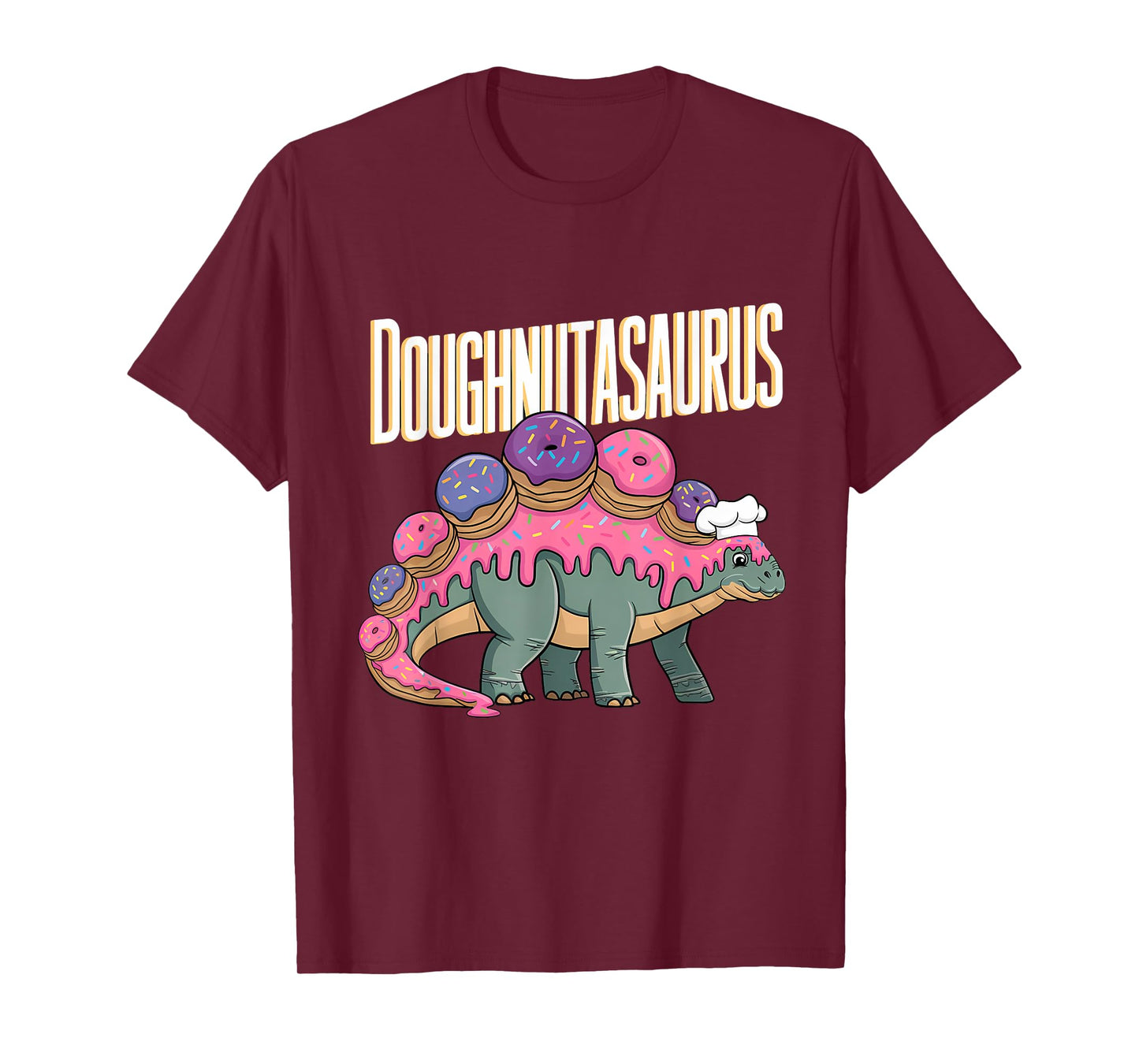 Doughnut Dino T-Rex Baking Dinosaur Funny Donut T-Shirt