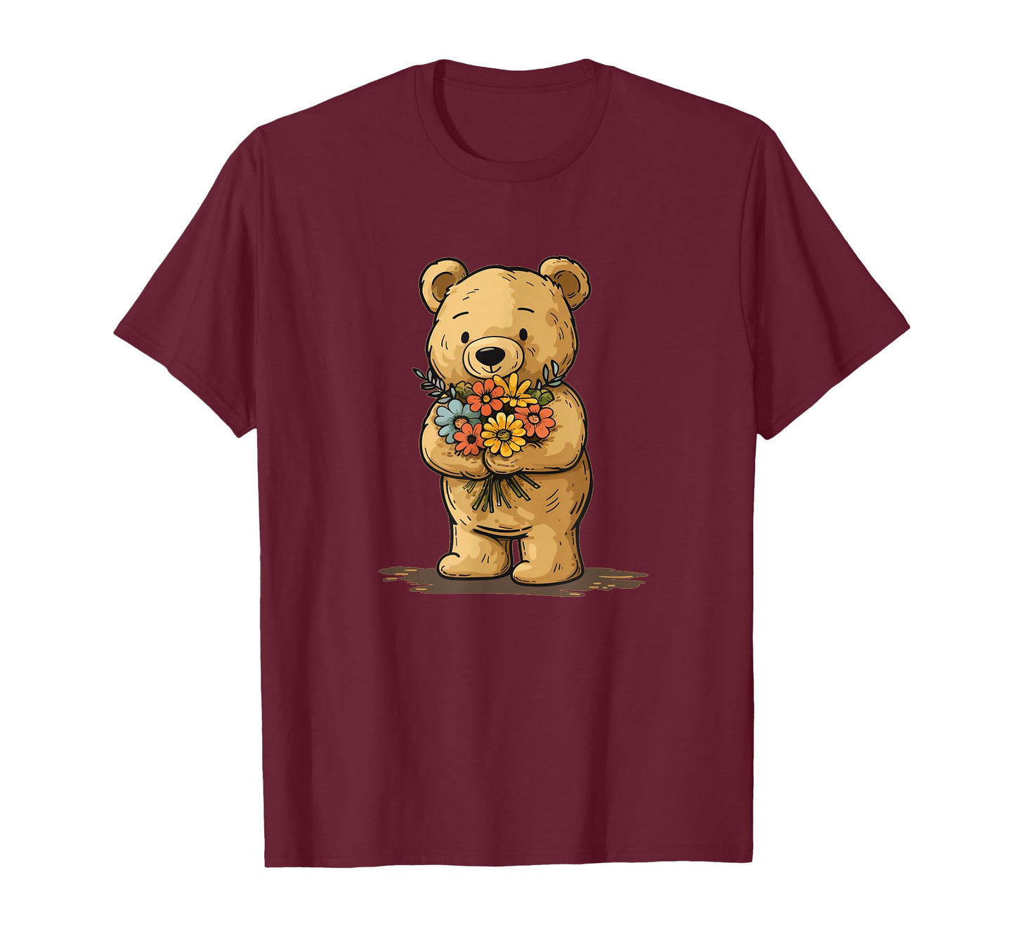 Sweet Teddy bear for flowers and garden lovers T-Shirt