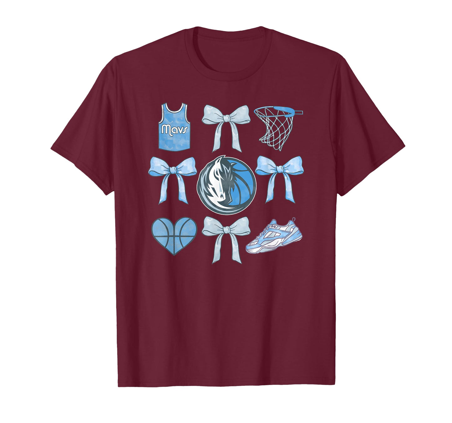 NBA Dallas Mavericks Bow Grid T-Shirt