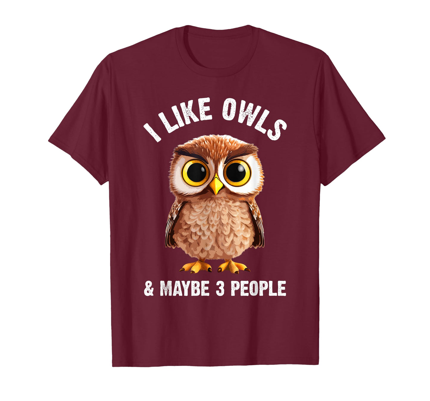 Cool Owl Design For Men Women Kids Bird Zookeeper Owl Lover T-Shirt
