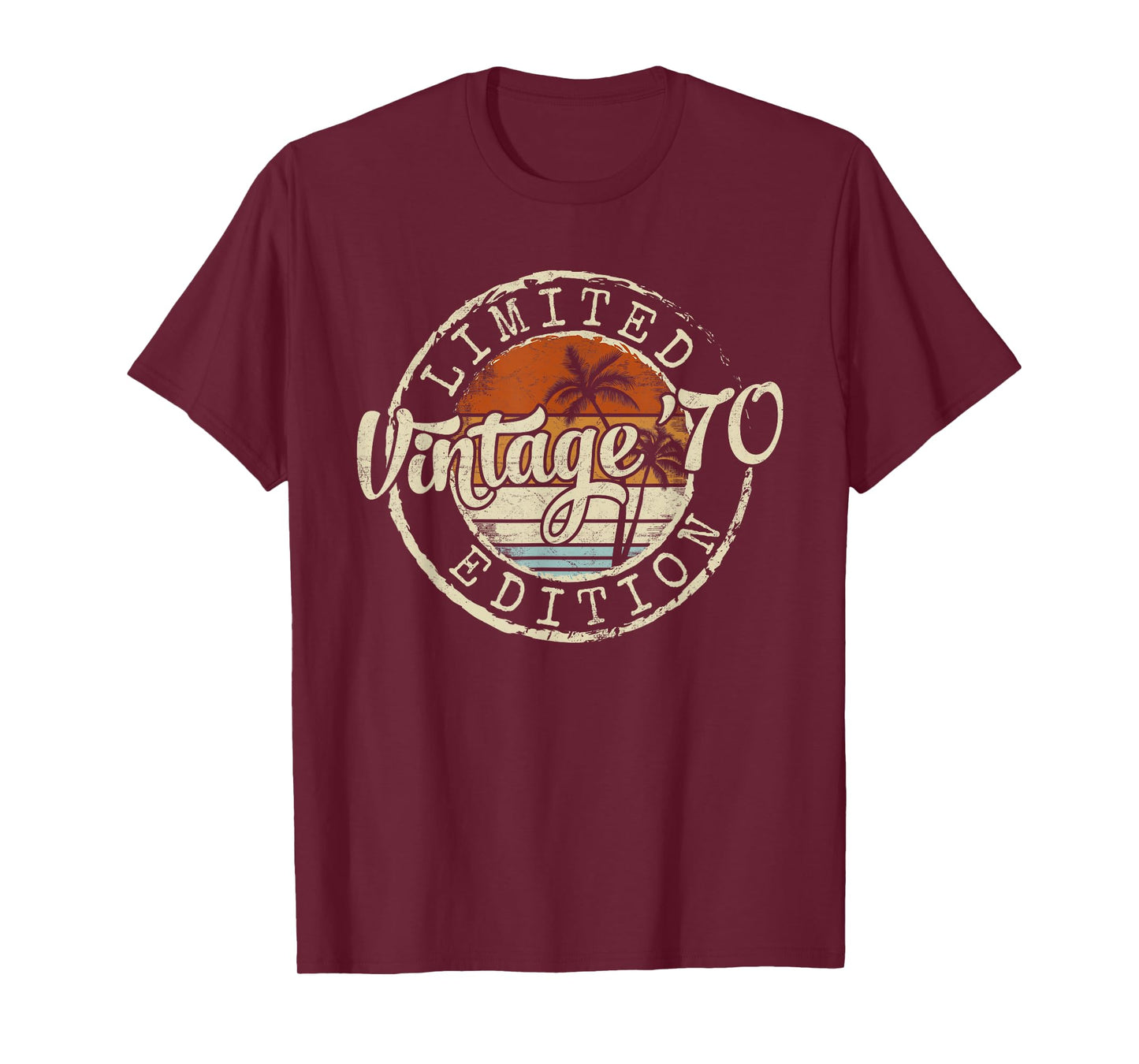 Vintage 1970 55th Birthday Gifts For Men Women 55 Year Old T-Shirt