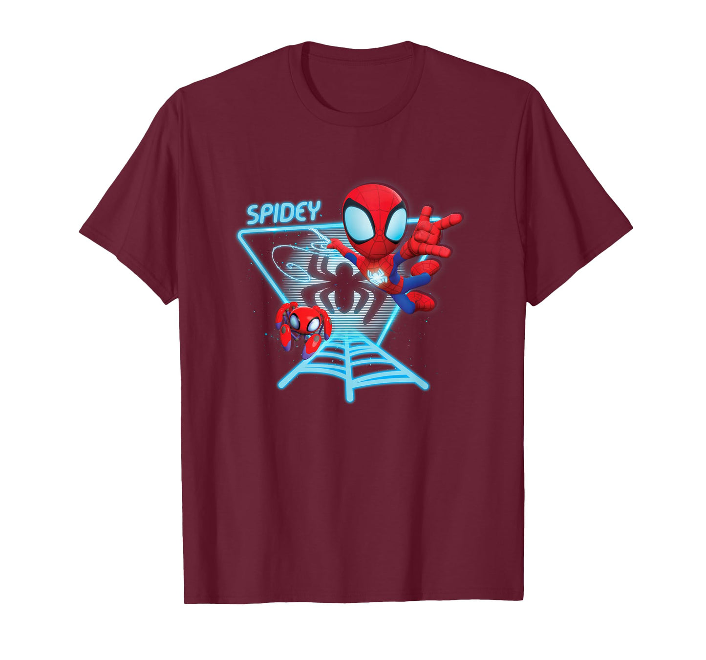 Marvel Spidey And His Amazing Friends Spidey Hologram T-Shirt