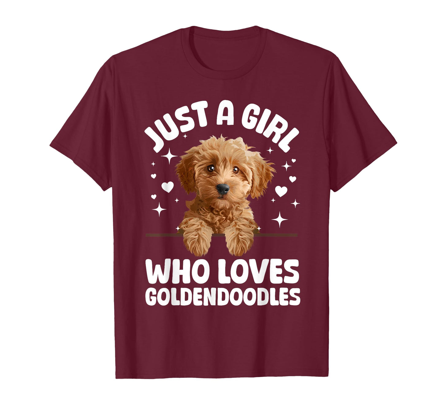 Cute Goldendoodle Design For Women Girls Golden Doodle Lover T-Shirt