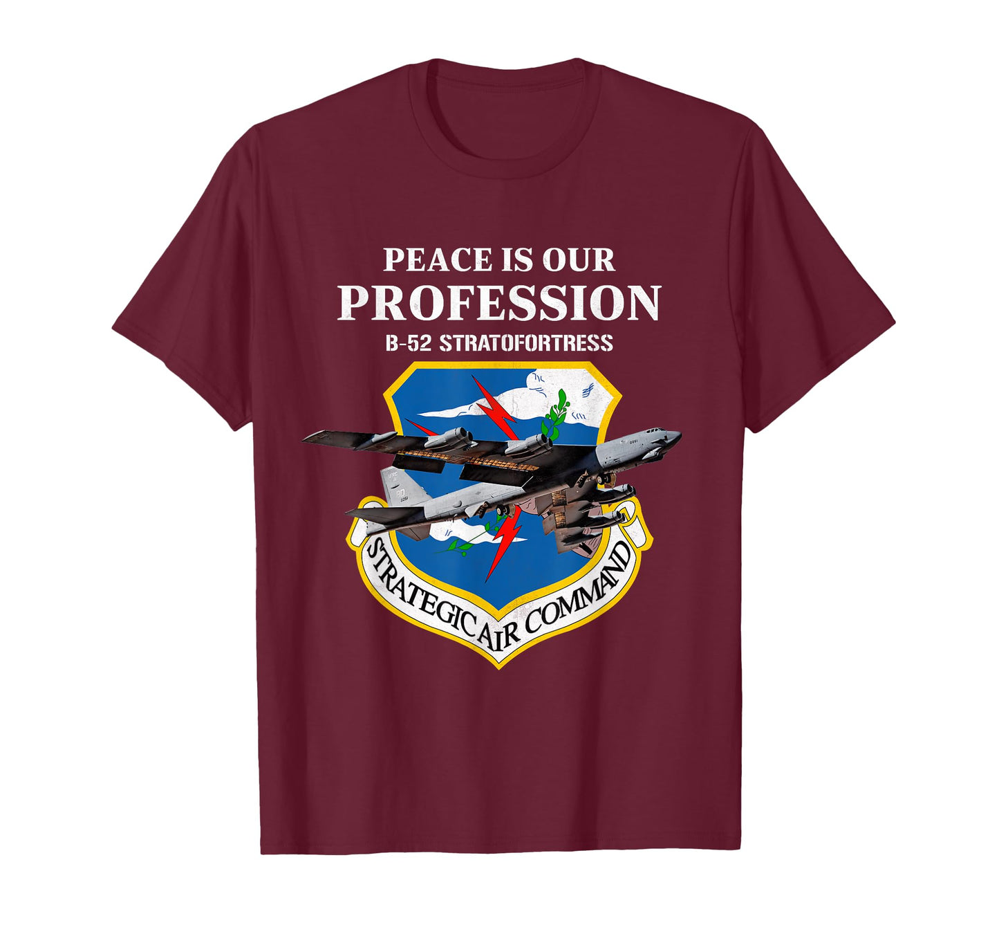 Strategic Air Command B-52 Stratofortress USAF Cold War Gift T-Shirt