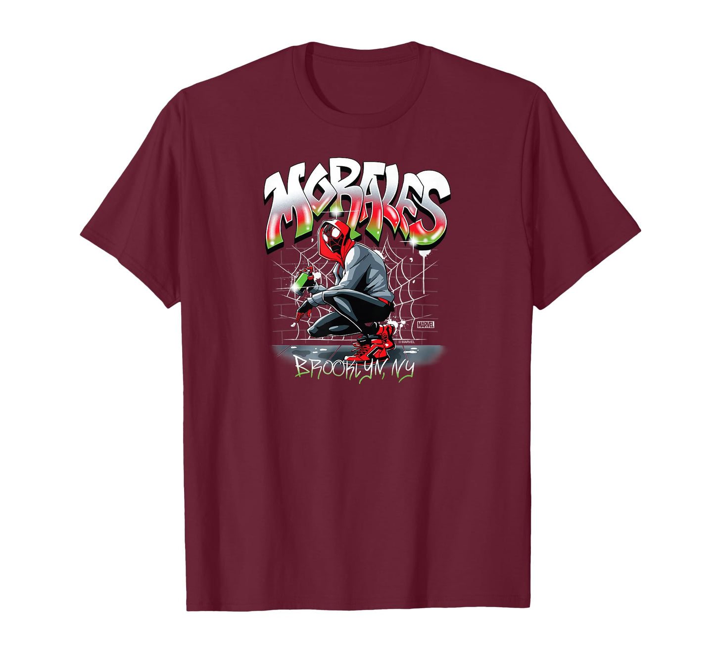 Spider-Man - Miles Morales Spray Paint T-Shirt