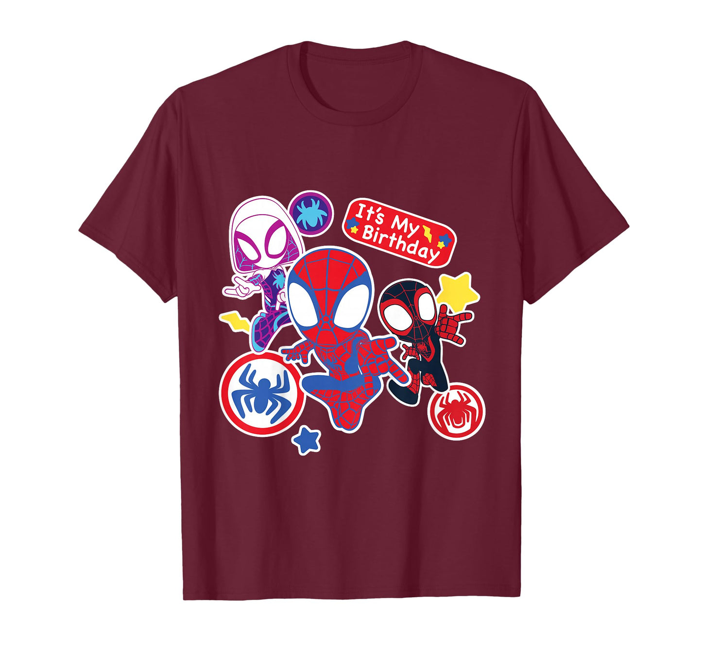 Marvel Spidey and His Amazing Friends It’s My Birthday T-Shirt