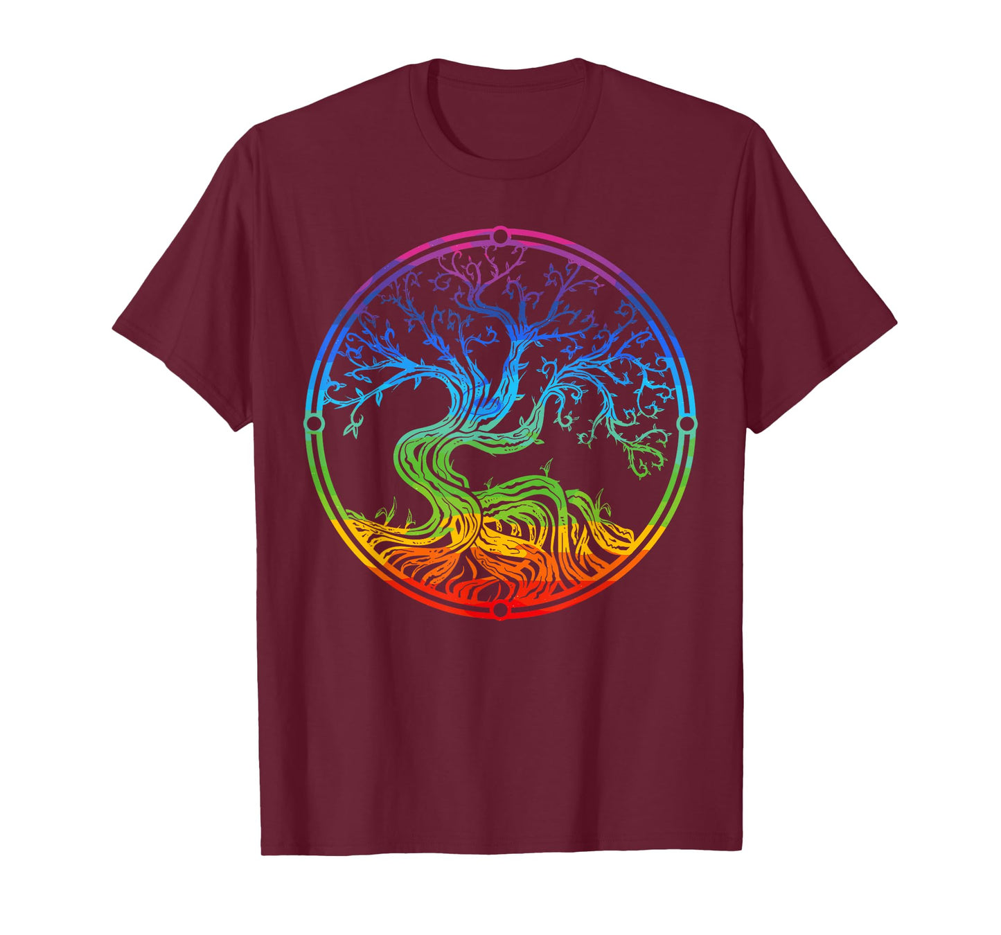 Tree Yggdrasil Viking Celtic Norse Life Symbol T-Shirt