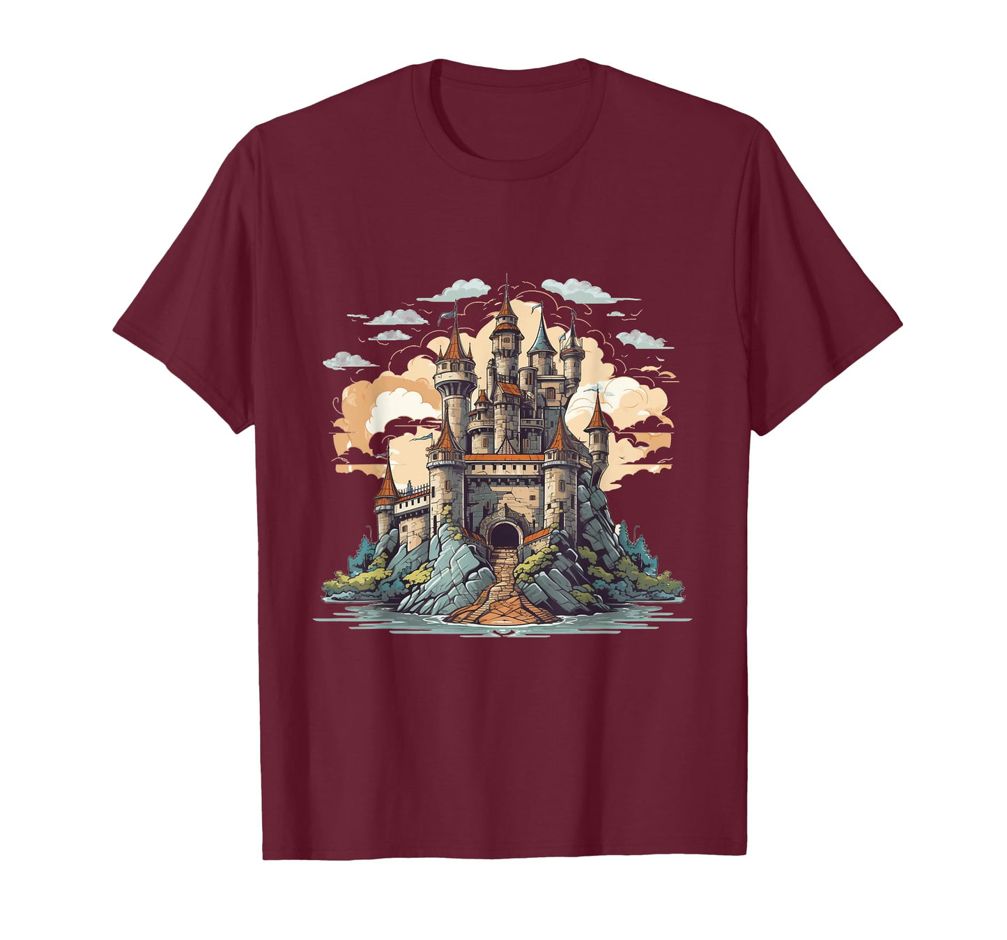 Cool Castle for knight lovers and medieval fans T-Shirt