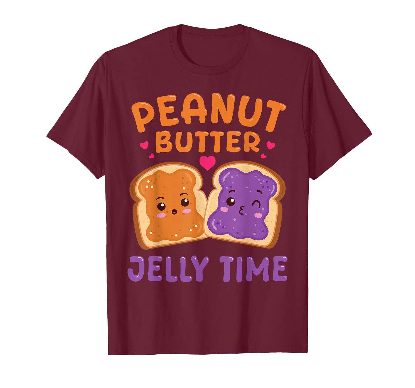 Peanut Butter-Jelly Time Funny Matching Couple Best Friend T-Shirt