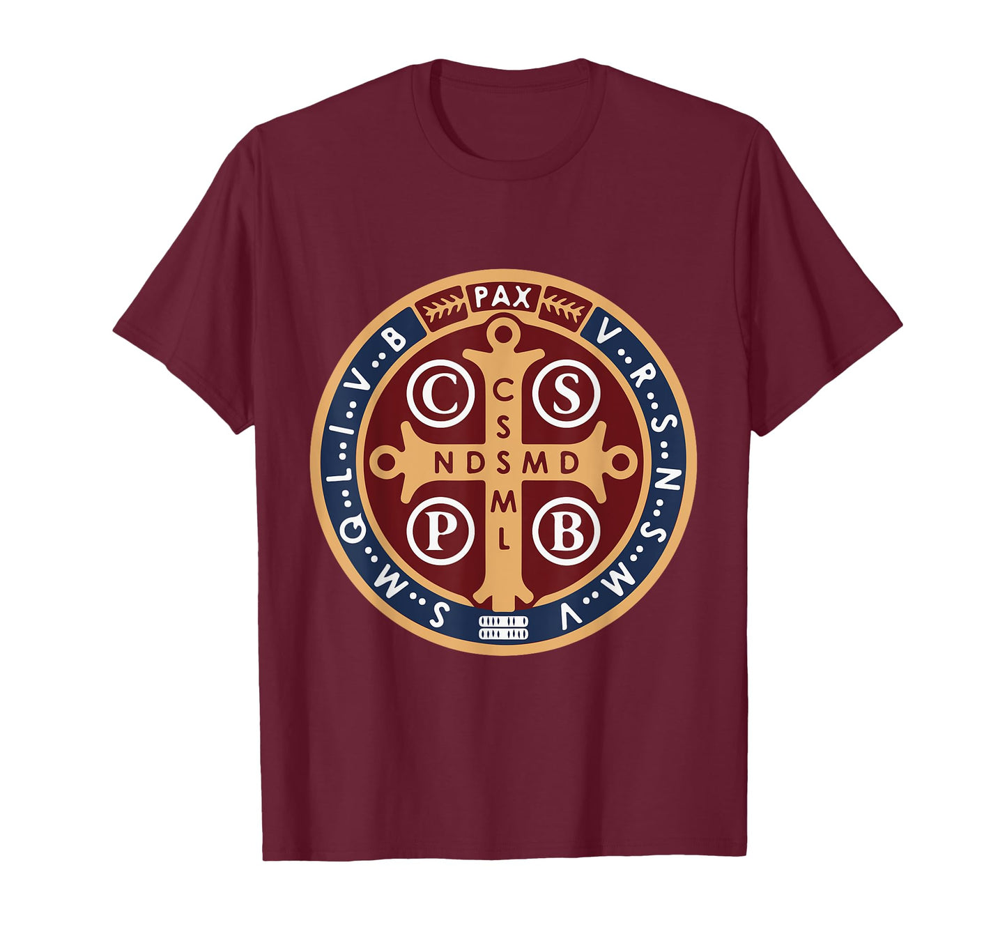 Spiritual Religious Christian Catholic St Benedict T-Shirt T-Shirt