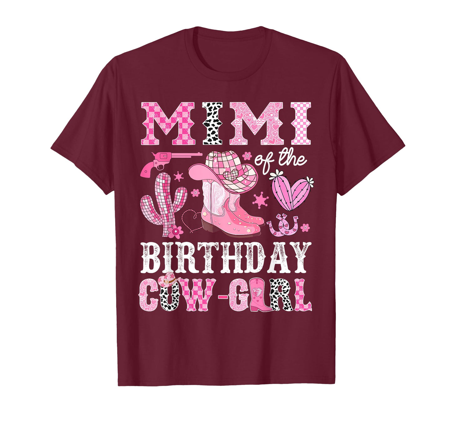 Mimi Of The Birthday Cow-Girl Rodeo Cowgirl Bday T-Shirt