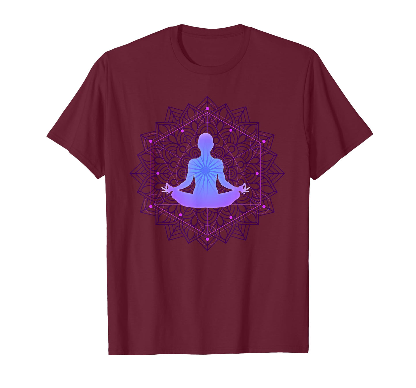 Inspiring Meditation Energy Yoga Spirit Woman In Harmony T-Shirt