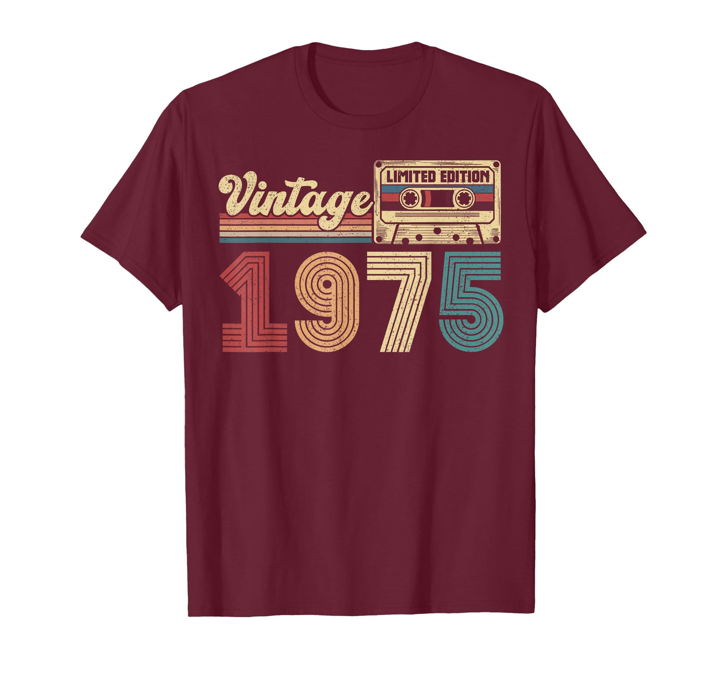 Vintage 1975 50th Birthday Gifts 50 Years Old T-Shirt